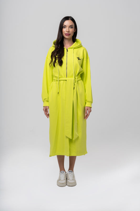 Neon Green Long Hoodie