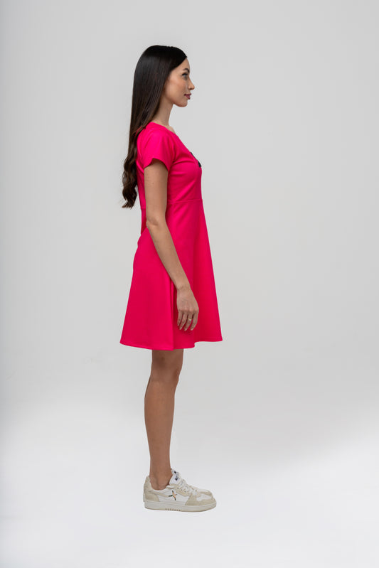 Curious Cat Hot Pink Dress