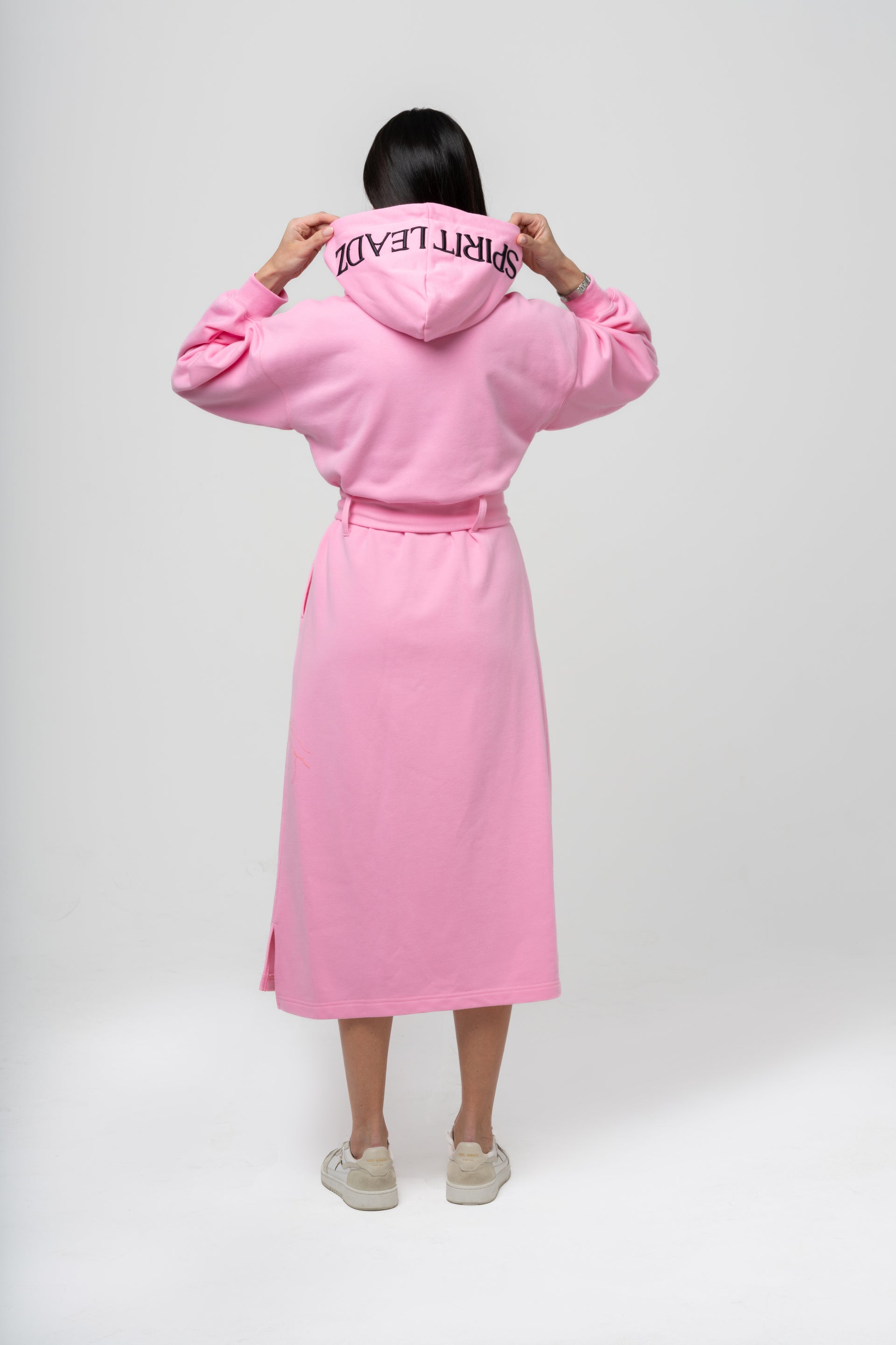 Candy Pink Long Hoodie