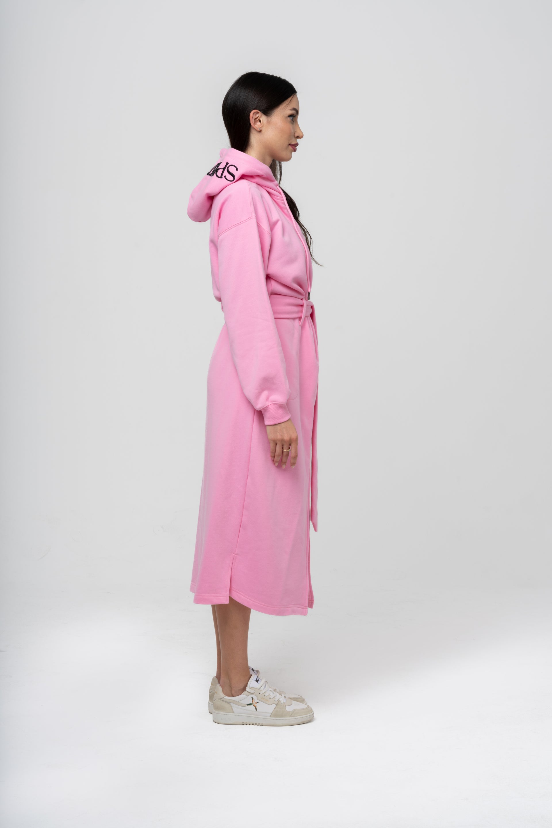 Candy Pink Long Hoodie