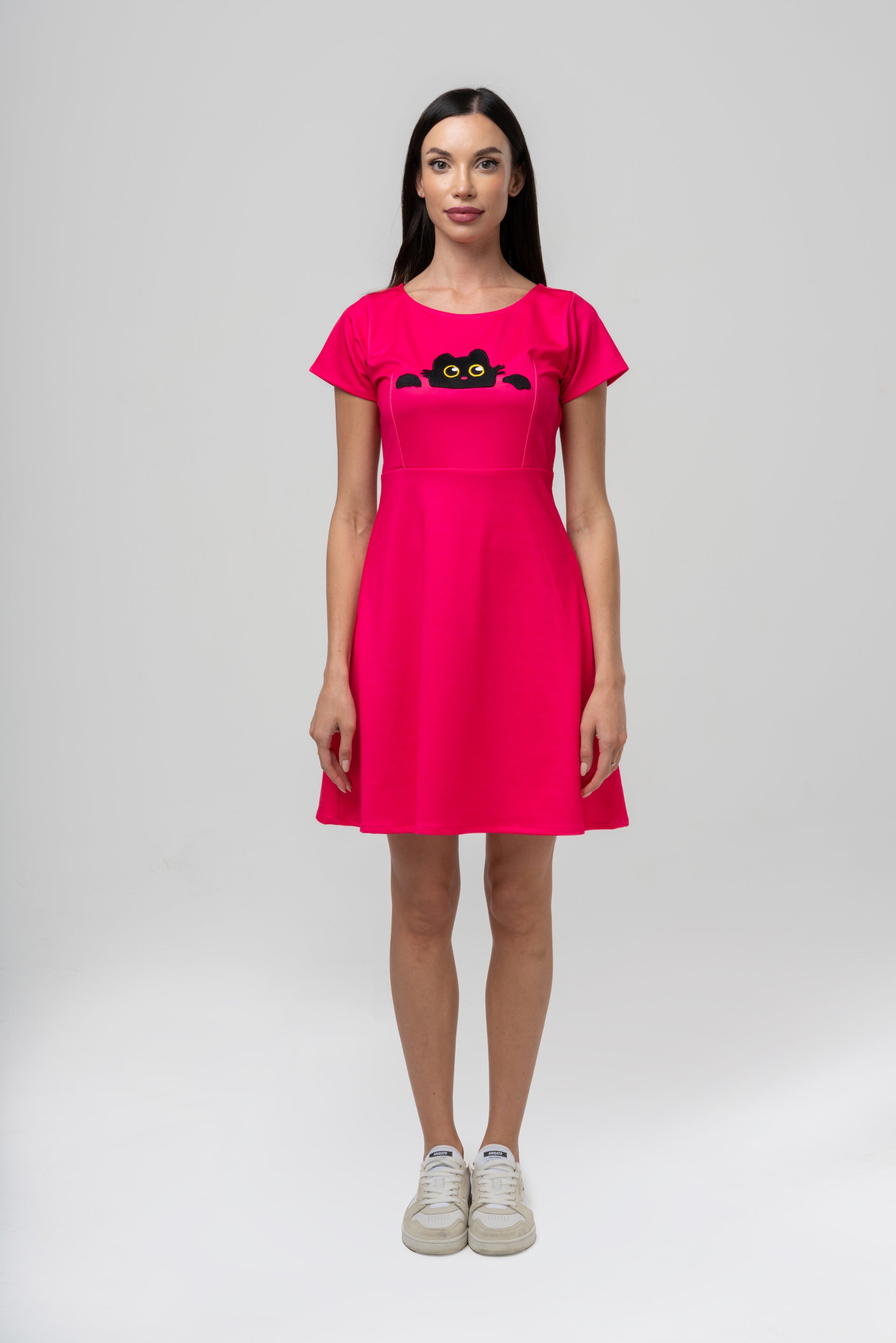 Curious Cat Hot Pink Dress