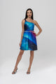 Space Celestial One Shoulder Dress