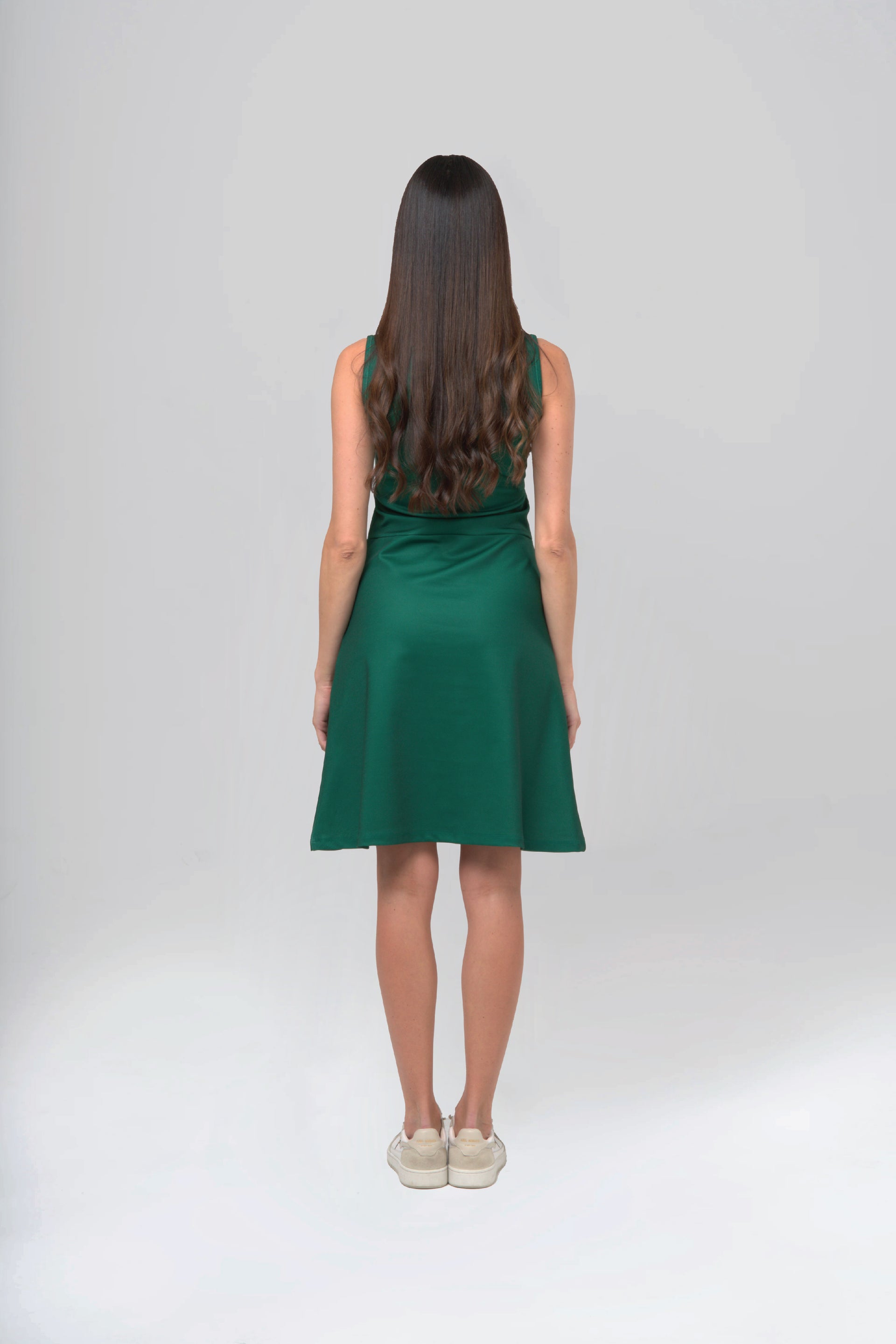 Witty Cat Green Dress